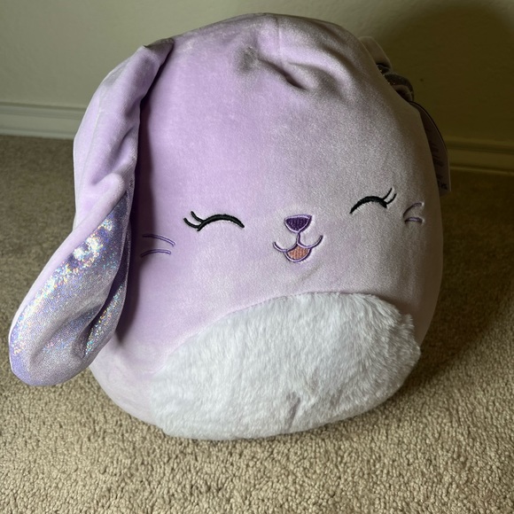 New 12” Bubbles the Bunny Squishmallows - Picture 8 of 12
